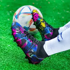 Botas de futebol indoor para homens, chuteiras de futebol de futsal, tênis antiderrapante, sapatos infantis, novos e originais - Wolf Magazine