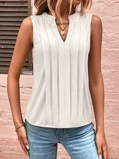 Blusas soltas, sem mangas, camisas grandes, tops femininos elegantes, monocromáticas, casuais, moda jovem, verão na internet
