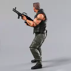 NECA Commando 30o Aniversário John Matrix Action Figure Modelo Colecionável Brinquedo Presente Boneca Estatueta - Wolf Magazine