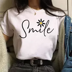 Maycaur-t-shirt de manga curta com estampa em margarida para mulheres, harajuku, anos 90, streetwear, engraçado, bonito, verão - loja online