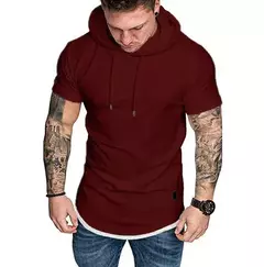 MRMT-moletons de manga curta para homens, moletom masculino com capuz casual, moletons monocromáticos, novidade nova, 2022, 2024