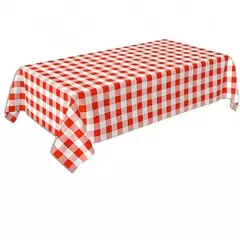 Toalha De Mesa Impermeável De Xadrez Vermelho, Home Dining Coffee Table Cover, Decoração De Festa De Casamento, Piquenique Interior e Exterior na internet