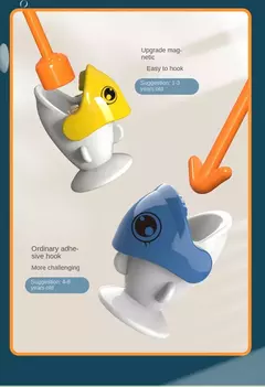 Brinquedos de pesca magnéticos simples para crianças, jogo de dinossauro, bebê Montessori, rotação, presente educacional, crianças, brincar - loja online