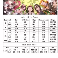 Anime demon slayers kimetsu no yaiba cosplay traje jaqueta superior calças preto uniforme da equipe unisex roupas de halloween anime cosplay na internet