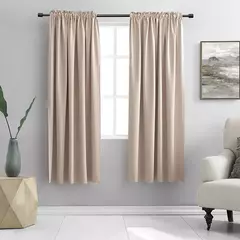 Cortinas blackout para sala e quarto, 100% Sombreamento - loja online