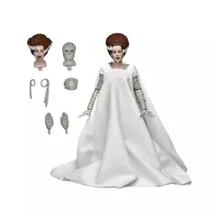 Neca figura noiva de frankenstein figura 1931 mary shelley acessório mesa de laboratório conjunto figuras de ação coleção modelo brinquedos boneca