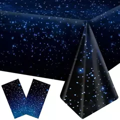 Toalha de mesa descartável com céu espaço e astronauta design para festa de aniversário, mesa retangular tampa para chá de bebê - comprar online