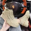 Bota de pelúcia masculina, com renda, antiderrapante, tornozelo, casual, ao ar livre, tênis masculinos, quente, inverno, moda, novo