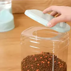 Alimentador automático para animais de estimação, tigela para beber gatos, grande capacidade, tigela para cães, combinação de 3,8l, balde de armazenamento de alimentos, suprimentos para animais de estimação - Wolf Magazine