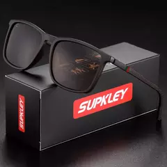 SUPKLEY Óculos De Sol Esportivos para Homens Polarizados Confortável Desgaste Quadrado Óculos de Sol Masculino Light Weight Eyewear Acessório com Origina - comprar online