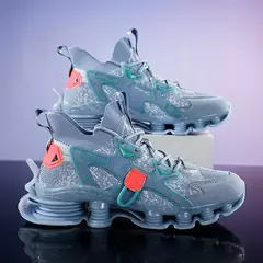 Novo design lâmina tênis de corrida dos homens amortecimento meia adolescente ao ar livre jogging zapatillas calçados na moda alta qualidade - comprar online