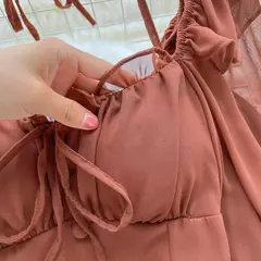 SINGREINY-Blusa Chiffon de Manga Flare para Mulheres, Tops Ruffle, Cintura Elástica Sólida, Halter Backless, Slim Ladies, Harajuku Sexy Blusa Curta - loja online