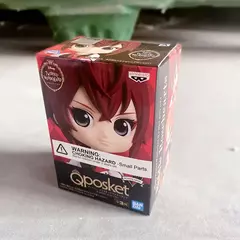 Bandai original qposket petit disney torcido-país das maravilhas enigma rosehearts ace trapola anime figuras de ação modelo crianças presente - comprar online