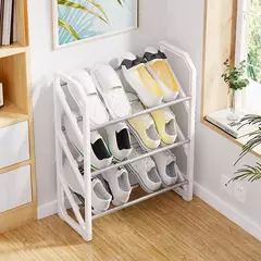Criativo Home Shoe Cabinet, 3 Camada De Armazenamento Rack, Montagem Porta Do Quarto, Caixa De Sapato, Classificação E Armazenamento Rack, Produtos Domésticos