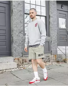 Shorts esportivos masculinos casuais de algodão, streetwear hip-hop, corredor solto, moletom masculino de ginástica, bottoms de corrida, verão - Wolf Magazine