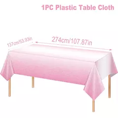 Toalha De Mesa Monocromática Descartável, Cobertura De Mesa, Trapos, Retângulo, Impermeável, DIY, Festa De Aniversário, Casamento, Natal - loja online