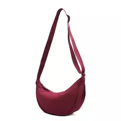 Imagem do Nylon Hobos Bolsa de Ombro no Peito para Mulheres, Grande Capacidade, Viagem Crossbody, Meia Lua, Cinto Messenger Bags, Drop Shipping, Atacado