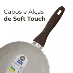 Imagem do Jogo de Panelas Ceramic Life Smart Plus Vanilla 6 peças Brinox