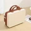 Mão estilo japonês com alça na bagagem, cosméticos para maquiagem, bolsa organizadora de viagem com protetores metálicos 14";;VERDADEIRO;;"Black