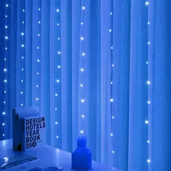Imagem do USB Festoon LED Curtain String Lights, Fairy Lights, Guirlanda de Natal, Casamento, Casa, Quarto, Decoração Iluminação, 6x3, 3x3, 4x3
