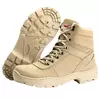 Bota Coturno Militar Desert Cano Curto em Couro Confortável Trilha