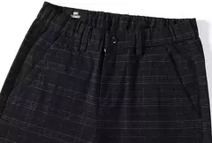 Calça reta justa justa xadrez masculina, terno de negócio masculino, calça de alfaiataria social, xadrez chinês masculino, 2022, até bem - loja online
