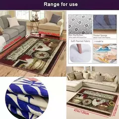 Gamer Controller Pattern Carpet for Home, Living Room, Boy Bedroom, Big Area Mat, Impressão artística, corredor, decoração para crianças - loja online