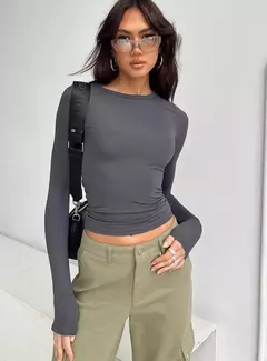 Camisa esportiva feminina slim fit com gola redonda, camisa casual de corrida, top de ginástica, europeu e americano, cor sólida, novo, 2024 - loja online