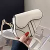 Sacos portáteis do mensageiro do ombro único para mulheres, bolsa crossbody de couro, bolsa simples, bolsas sela
