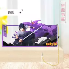 Imagem do Marcadores de metal Naruto Marcadores de personagens de anime para estudantes figura de anime