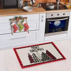 Tapete ao ar livre da porta do Natal, tapete de Papai Noel, casar decorações do Natal para a casa, ornamento do Xmas, presentes do ano novo, 2025, 2025 - loja online