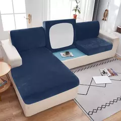 Sofá de pelúcia antiderrapante Slipcover, capa de sofá elástica para quarto, escritório, sala de estar, decoração de casa, sofá, protetor de móveis, 1pc