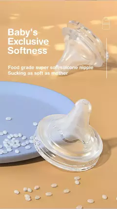 Mamadeiras de leite antiflatulência recém-nascidas, Mamadeira, Vidro, Sem BPA, 90ml, 160ml, 1pc - comprar online