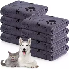Toalha de secagem para cães e gatos, toalha de banho para animais de estimação, microfibra de secagem rápida para cachorros, produtos de banho para animais de estimação, absorvente médio para cães na internet