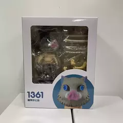 Figuras de anime Demon Slayer Inosuke # 1361 Tanjirou # 1193 Nezuko # 1194 Zenitsu # 1334 Brinquedos de PVC Figura de ação Giyuu Kimetsu no Yaiba