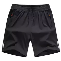 Calções esportivos de seda gelo masculino, corrida, ginásio, secagem rápida, respirável, praia, calça curta, fitness, jogging, legal, roupas esportivas casuais, verão - Wolf Magazine