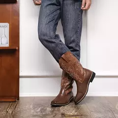 Botas Martin clássicas macias e confortáveis masculinas, sapatos de deslizamen - Wolf Magazine