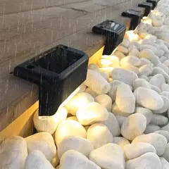 Impermeável LED Solar Stair Light, Jardim ao ar livre Passagem Pátio Terraço Guardrail Step Light, Luz Paisagem, 1 Pc, 4 Pcs, 10 Pcs, 20Pcs na internet