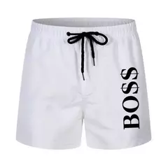 Shorts esportivos respirável de secagem rápida masculino, calções casuais com cordão forrado com malha, surf à beira-mar, praia, verão, novo na internet