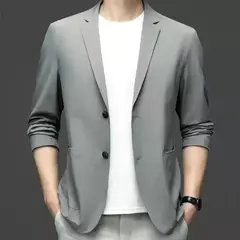 Blazers masculinos de negócios slim fit, blazers casuais, casacos de primavera, roupas formais, casacos de grife masculinos, tamanho 4x, novos, verão - comprar online