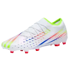 Sapatos de futebol antiderrapante ultraleves para homens, tênis de futebol, chaveiros, alta qualidade, TF, FG, relvado, treinamento - loja online