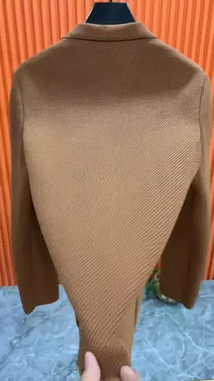 Casaco masculino com peito único, casaco de vestido de negócios, blazer masculino elegante, jovem designer de luxo emo, marrom, nova moda, 2024 na internet