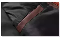Nova moda masculina street wear jaquetas de couro da motocicleta chapéu destacável jaquetas de couro com capuz fino casacos de couro casuais 5xl - Wolf Magazine