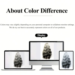 Imagem do Halloween 26 polegadas cor preta e branca, franja de faixa de onda de água, peruca sintética de alta qualidade para mulheres, para festas, cosplay, etc.