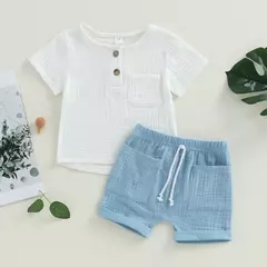Ma & baby-camiseta e shorts de manga curta para crianças de 0 a 3 anos, roupas de verão para bebê - comprar online