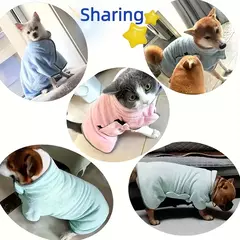 Toalha de banho absorvente para cães, roupão absorvente de resfriamento para animais de estimação, toalha de banho para limpeza de animais de estimação, toalha de lavagem para cães e animais de estimação, 1 peça - loja online