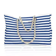 Imagem do Saco de praia impermeável de tamanho grande para mulheres, bolsa de ombro para