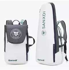 Mochila de remo de tênis dobrável para homens Squash Badminton Racket Bag Bolsa de transporte de raquetebol Sacos esportivos de grande capacidade - Wolf Magazine