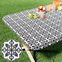 Olanly Retângulo Toalha De Mesa De Vinil, Elástica Cabido Toalha De Mesa, Capas De Plástico Impermeável, Dobre Mesas, Piquenique, Camping, Ao Ar Livre - Wolf Magazine