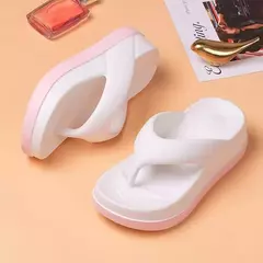 Outlandish-eva flip flops para mulheres, solas grossas super macias, sapatos ao ar livre, antiderrapante, de alta qualidade, design moderno, para o verão - loja online